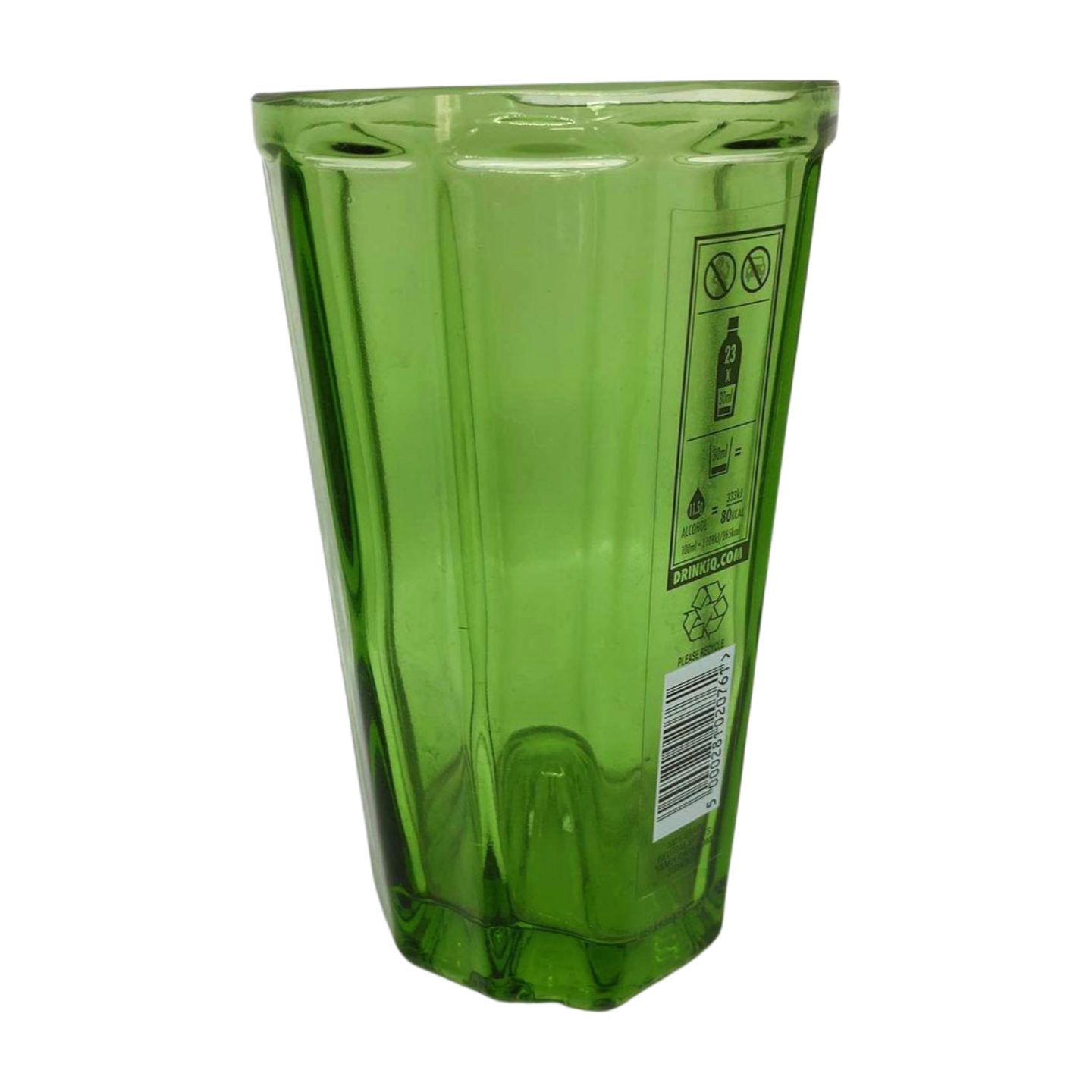 Vaso de vidrio Verde